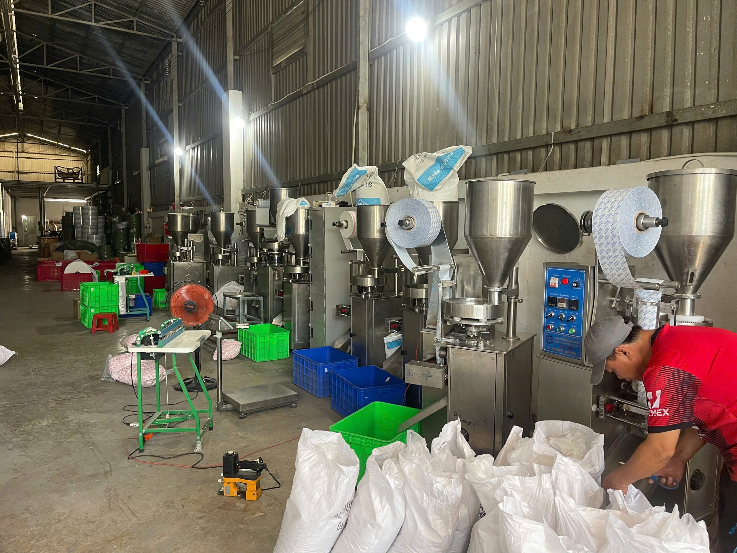 quy trình sản xuất xốp PE Foam